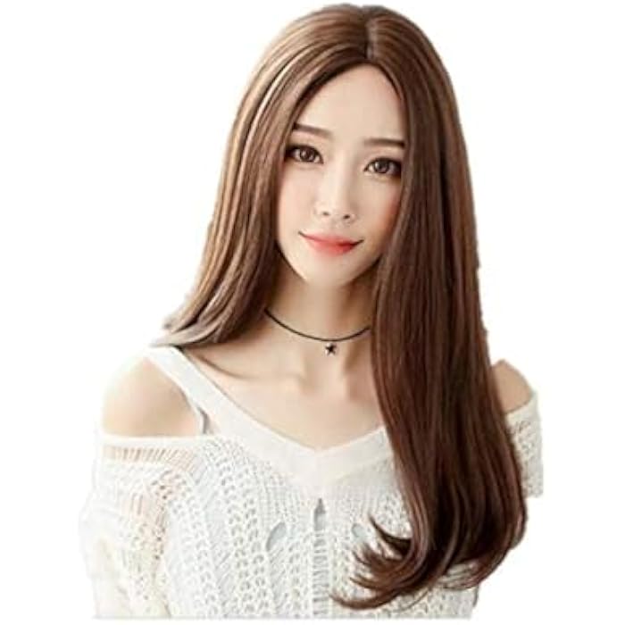 DILLARDS Fashion Female Micro Volume Long Fluffy Wig -Chocolate Colorc8162 - Image 1